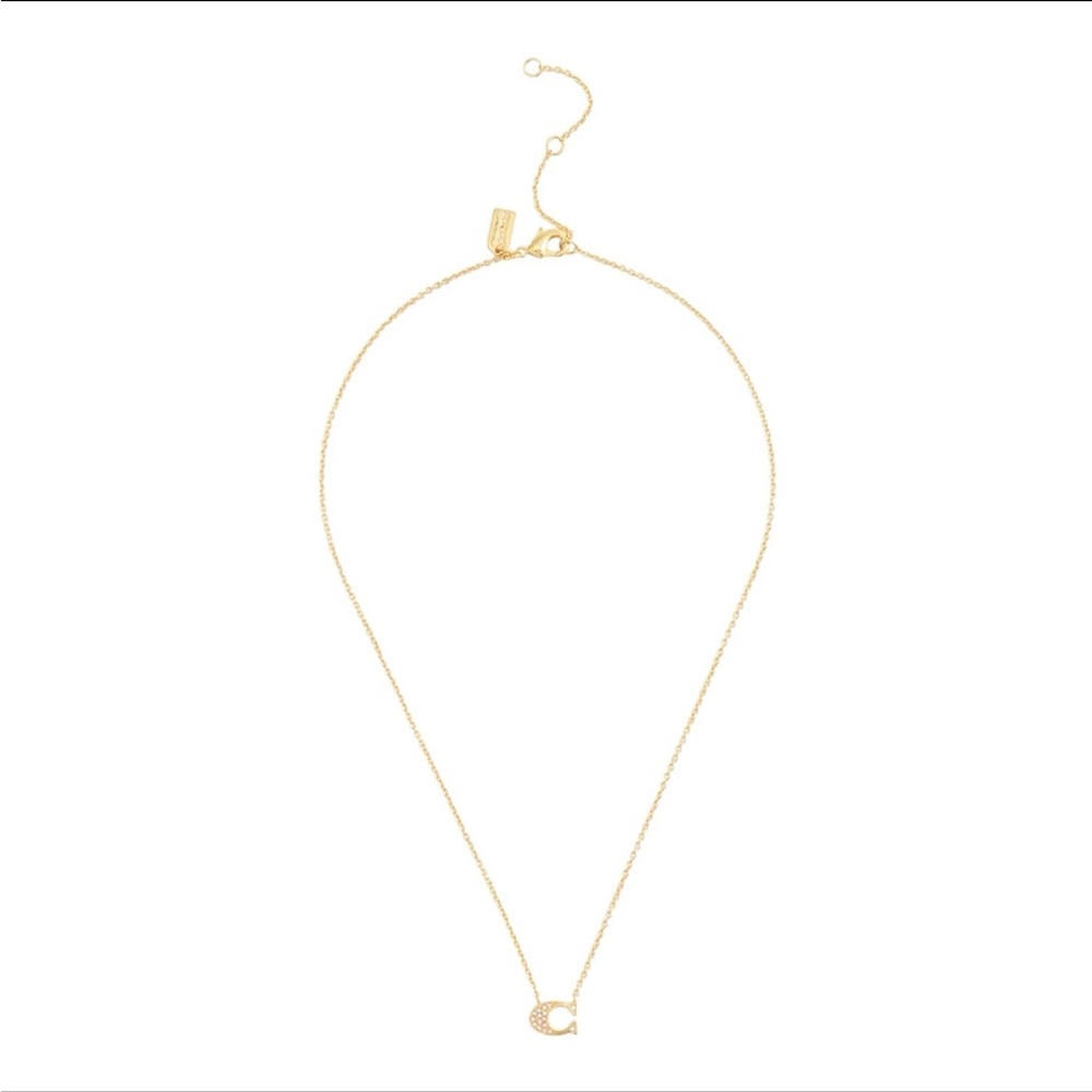 Coach Pave Signature Necklace - Picture 3 of 6